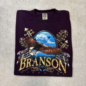 Eagle Products Branson Missouri Graphic T-Shirt Eagle Guitars Size XL